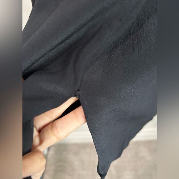 Madewell Off The Shoulder Tie Silk Mini Dress Black - Picture 11 of 11